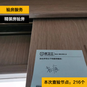 万科新都会精装房验房报告书